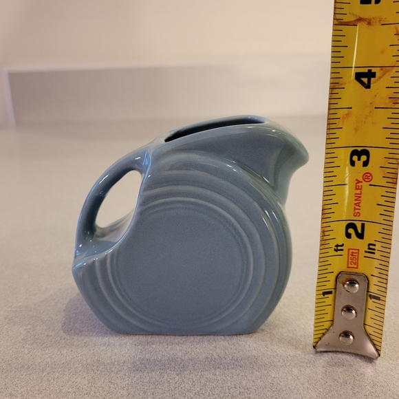 Fiestaware HLC Mini Disk Pitcher Periwinkle Blue Retired Collectable. - Picture 8 of 8
